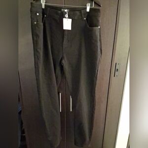 Womens Bloomchic Black Denim Pants Sz 20 Stretch